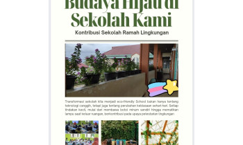 Budaya hijau di Sekolah Kami