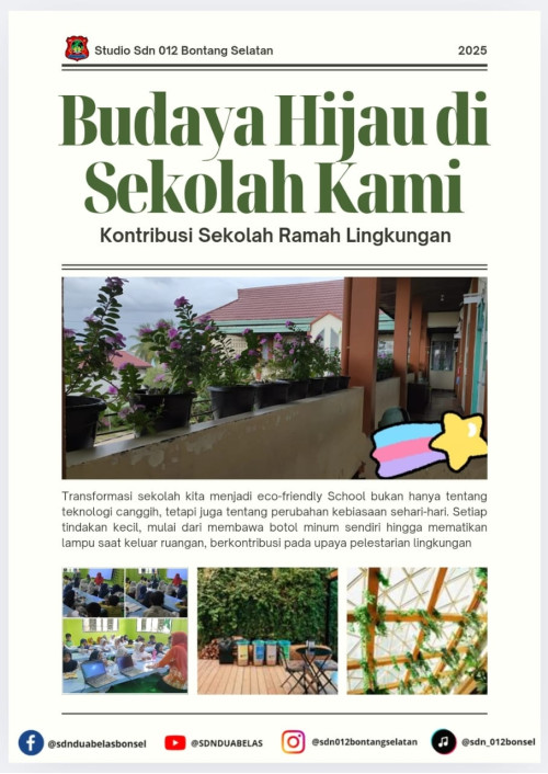 Budaya hijau di Sekolah Kami
